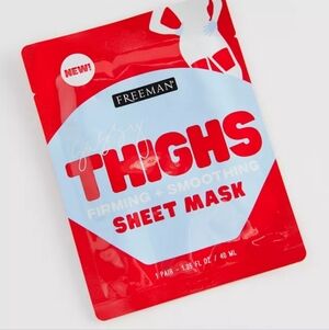 Freeman Red Thighs Firming Sheet Mask New 1 Pair